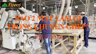 Sử dụng bào hai mặt trong chuyền ghép thanh một cách rất hiệu quả GT-635ARD.