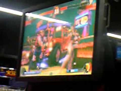 Nemo(Chun) vs Shiro(Abel) and Iyo(Dhalsim) 050309 SBO SF4 2on2 Qualifying Tournament Area Finals