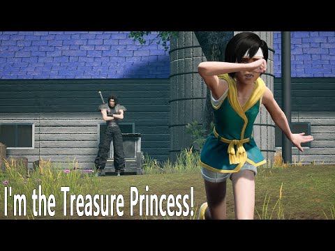 CRISIS CORE FINAL FANTASY VII REUNION All Yuffie Scenes I'm the Treasure Princess!