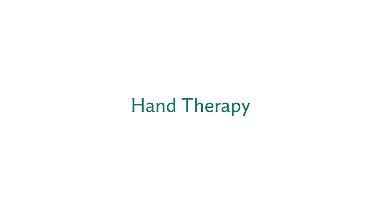 Hand Therapy Short Video