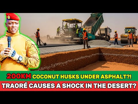 Burkina Faso’s 200km “Coconut Road” Plan — Turning Husk & Fiber Into Sahel-Grade Highways