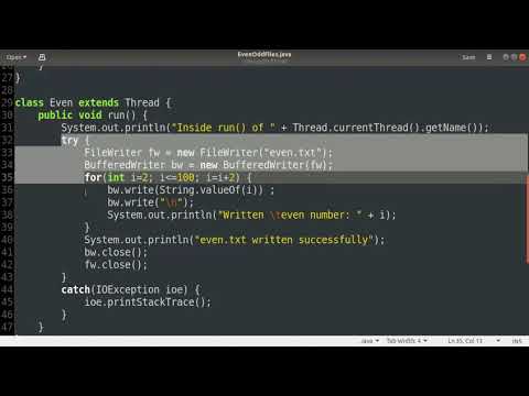 Multi Threading Example Module 4 Java Programming It Minor Malayalam