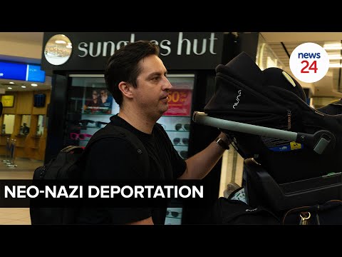WATCH | Man whose Australian visa was revoked after attending neo-Nazi rally returns to SA