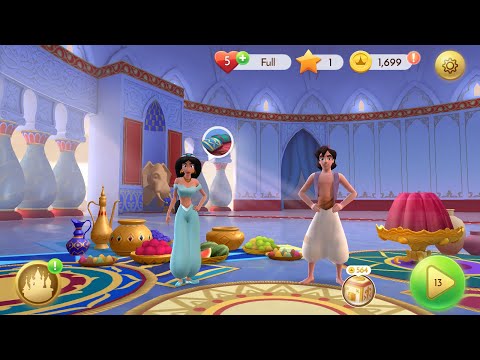 Disney Princess Majestic Quest | Aladdin And Jasmine | Gameplay Walkthrough Part 2 iOS Android