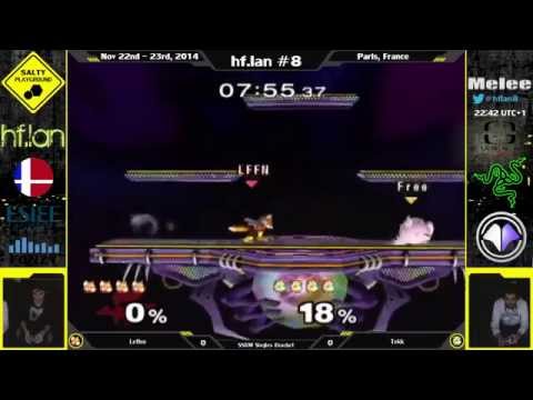 hf.lan 8 - Leffen (Fox) Vs. Tekk (Jigglypuff) - SSBM Singles Losers Final