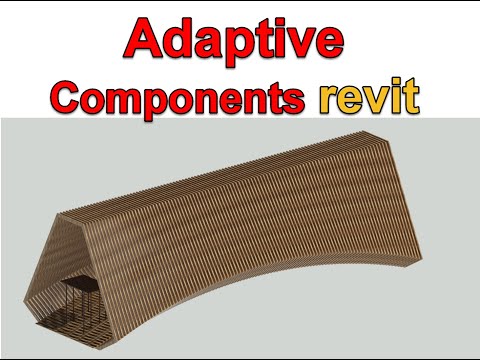 Revit tutorial (Day 39) Adaptive components in Revit