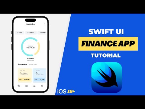 Finance App UI - IOS SwiftUI Tutorial for Beginners