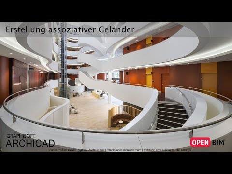 ARCHICAD 21 - Erstellung assoziativer Geländer