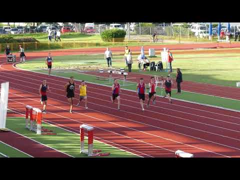 100m juniori, FINALE, Luka Jakobović 11.15, Franko Salaj 11.24