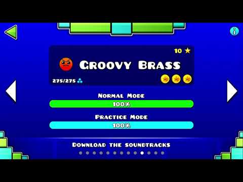 AmethystGDPS 1.1 Level 10 100% | Groovy Brass by DJBruhdy {3 Coins}