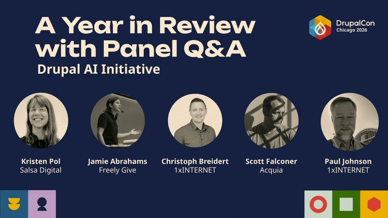 Drupal AI Initiative: A Year in Review with Panel Q&A
