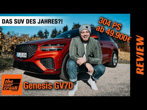 Genesis GV70 im Test (2022) Dieses SUV musst du gesehen haben! Fahrbericht | Review | Benzin | 2.5T