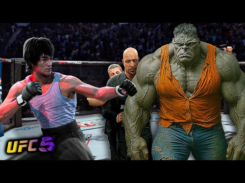 Big Troll Athlete vs. Bruce Lee (EA sports UFC 5) - rematch