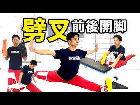【スプリット】前後開脚の練習法　〜武術家が教えます〜