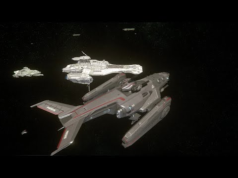Javelin Tour and Bengal Carrier FlyBy - Invictus Launch Week 2952 (2022) - Star Citizen Alpha 3.17.1