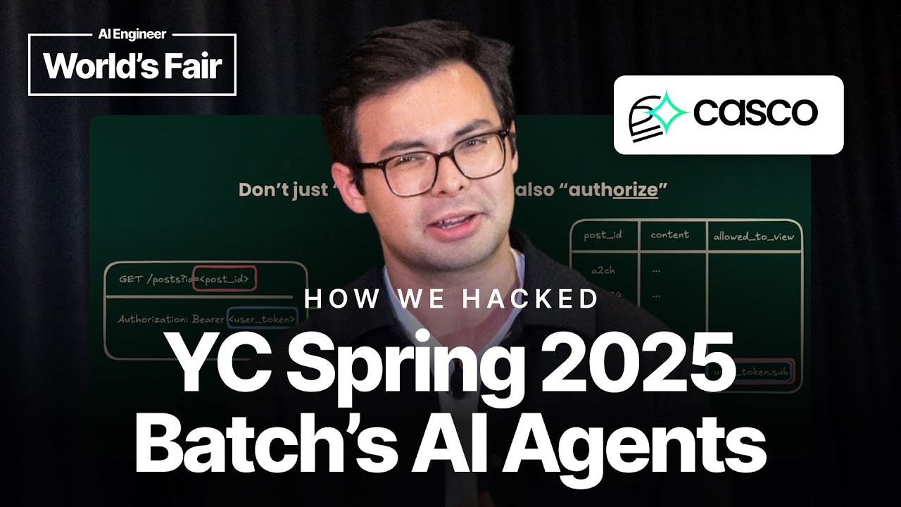 How we hacked YC Spring 2025 batch’s AI agents — Rene Brandel, Casco