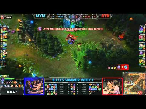 Meet Your Makers (MYM) vs Alternate (ATN) || EU LCS Summer 2013 W7D1 || Full Game HD