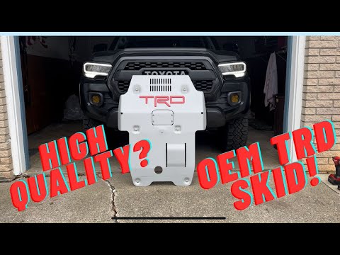 OEM TRD SKID PLATE INSTALL | 3RD GEN TACOMA