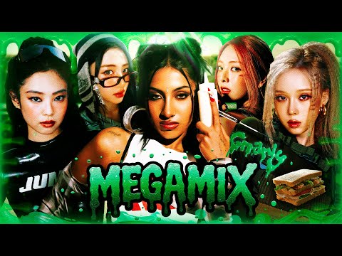 GNARLY MEGAMIX - KATSEYE x BLACKPINK x aespa x LE SSERAFIM x ITZY (& MORE) {50+ Songs MASHUP} 🥪