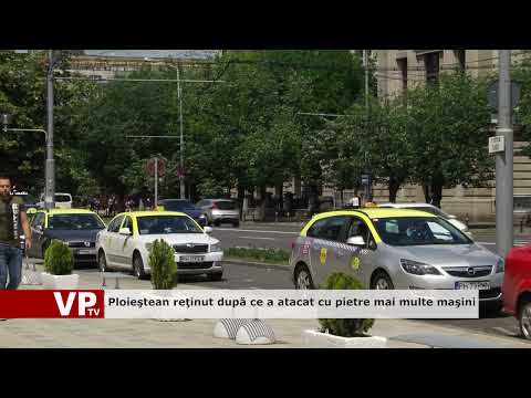 Ploieştean reţinut după ce a atacat cu pietre mai multe maşini