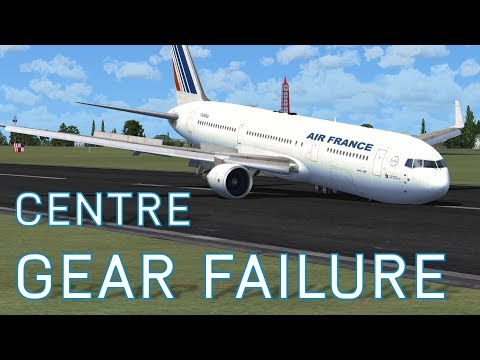 FSX Centre Landing Gear Failure | Boeing 767
