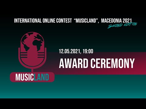 MUSICLAND 2021 MACEDONIA - AWARDS CEREMONY 12.05.2021
