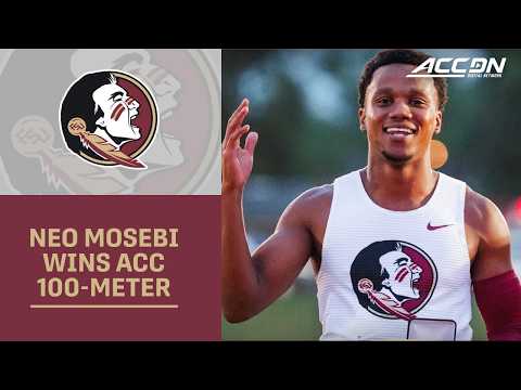 Florida State Neo Mosebi Wins ACC 100-meter Tile