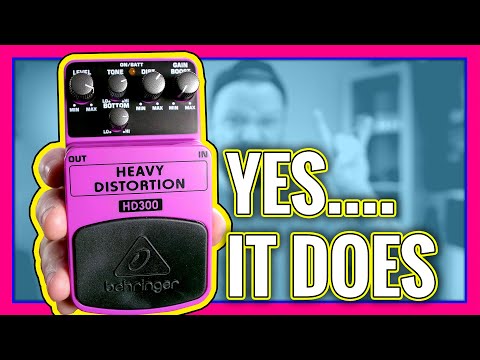 Does the BEHRINGER HEAVY DISTORTION do EXTREME metal?? | Budget Tone