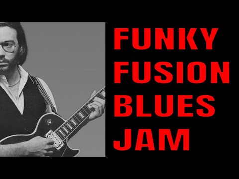 Funky Blues Fusion Jam | Guitar Backing Track (D Minor)
