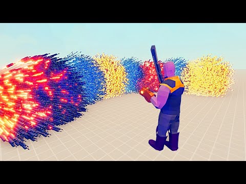 THANOS vs 7x EVERY GOD - Totally Accurate Battle Simulator TABS