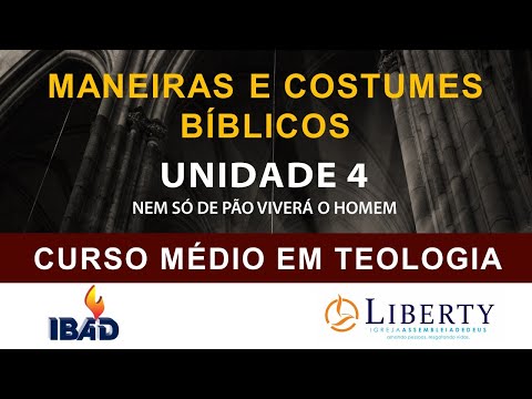 Biblical Manners and Customs: Unit 4 Man Shall Not Live by Bread Alone