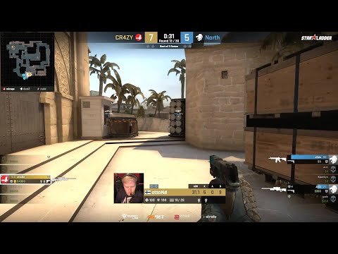 ottoNd 4 kills with 1v3 clutch vs. North | STARLADDER MAJOR BERLIN 2019 EUROPE MINOR