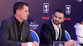 Press Conference - Martin Osterdahl, EBU JESC Supervisor, Hovhannes Movsisyan, AMPTV DG