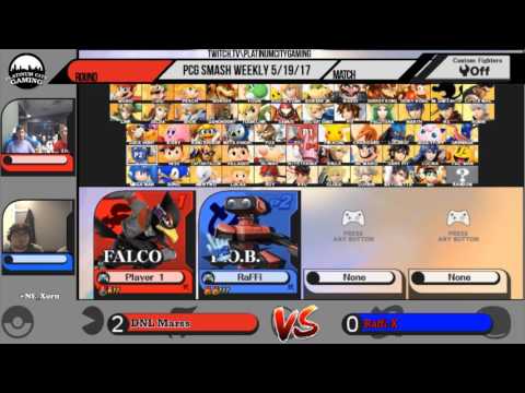 PCG Smash 4 Weekly 5-19-17 GrandFinals DNL Marss vs Raffi X