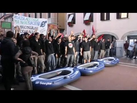 Italie : violences en marge d'un meeting du chef de la Ligue du Nord