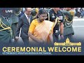 Ceremonial Welcome Of President Droupadi Murmu In Botswana