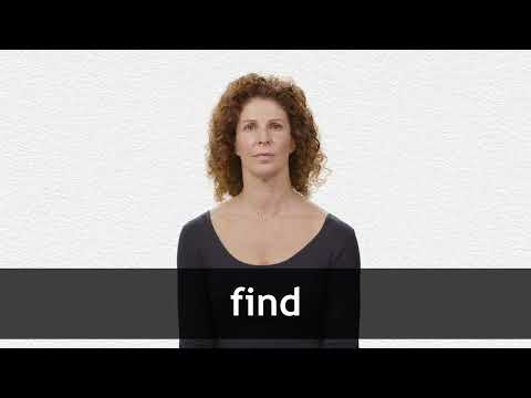 FIND - Definition & Translations | Collins English Dictionary
