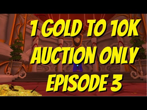 Flipping 1 Gold to 10k on the Auction House ep.3 | WOW TBC |