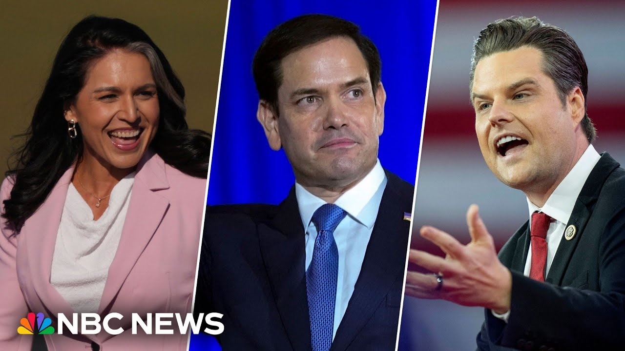 BREAKING: Gaetz, Gabbard and Rubio picked for Trump's cabinet with Thune leading Senate
