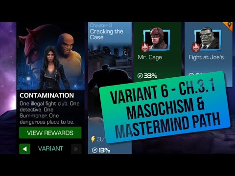 Variant #6 Ch.3.1 vs Modok, Domino, Ghost, Hit Monkey, IMIW, Squirrel Girl, Daredevil HK ! MCOC