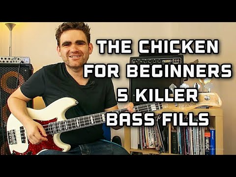 The Chicken Part 2 - 5 Killer Bass Fills For Beginners  (Jaco Pastorius Inspired Lesson)