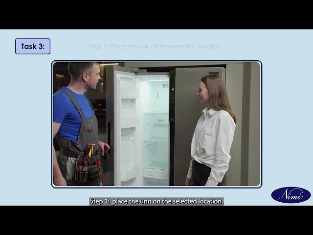 Installation of refrigerator