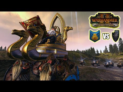 Thorgrim and the Irondrakes (1v1) Dawi vs Chaos - Warhammer II Battlecast #103