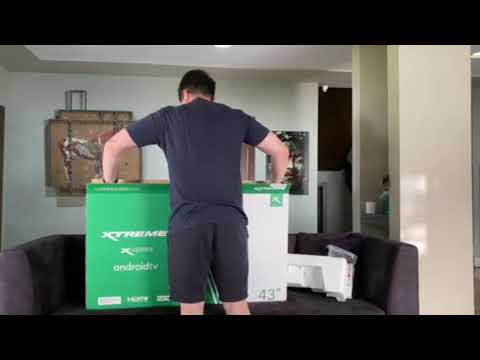 Luis Manzano unboxing 43" XTREME Android TV (MF-4300VX)