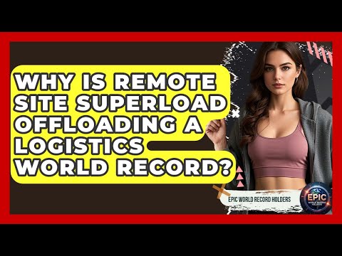 Why Is Remote Site Superload Offloading A Logistics World Record? - Epic World Record Holders