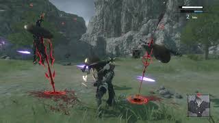 Nier hard mode turtle slaughter feat. boar drifting