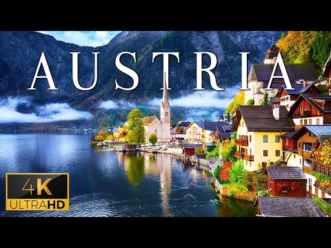 FLYING OVER AUSTRIA (4K UHD) - Calming Piano Music With Beautiful Nature Film For Daily Relaxation