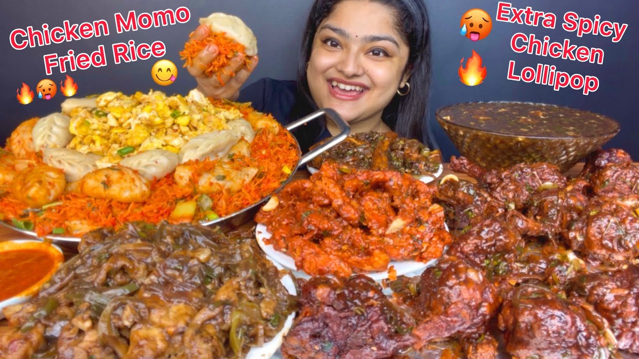 CHICKEN MOMO FRIED RICE, EXTRA SPICY CHICKEN LOLLIPOP, CHILLI CHICKEN, CHILLI PANEER, CHICKEN CRISPY