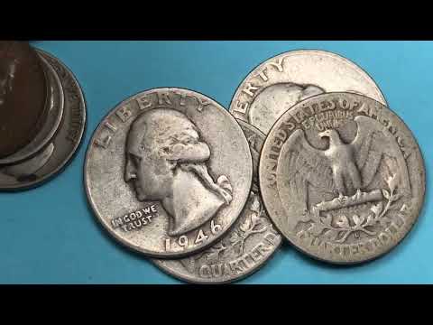 $11,000 US 1946 Quarters - United States Washington Coins