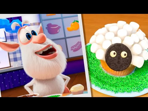 Booba - Cupcake Recipe 😋 Food Puzzle 💚 Super Toons TV - Best Cartoons